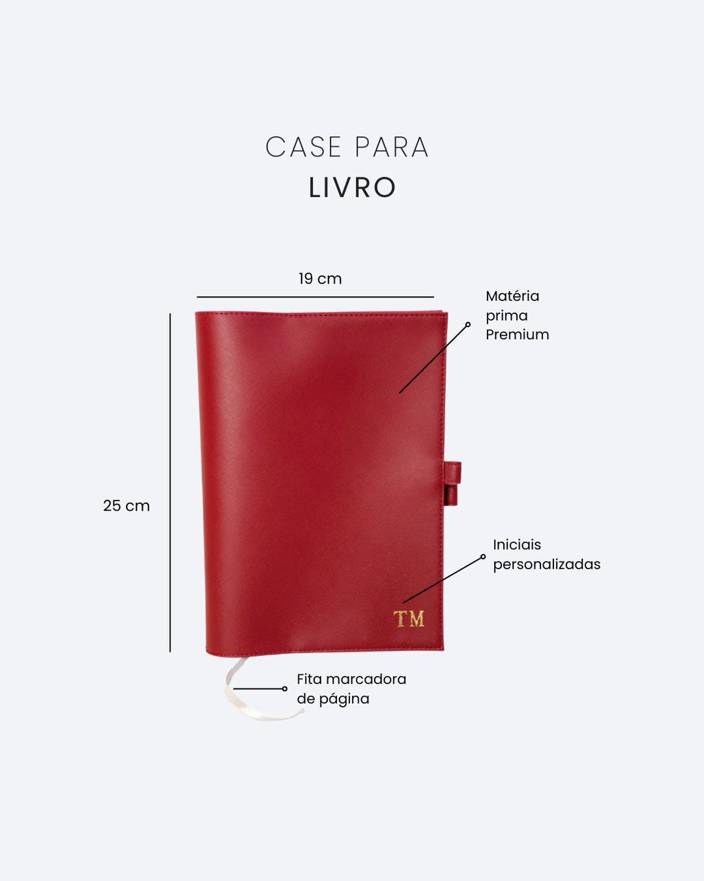 Case para Livro Office Personalizada