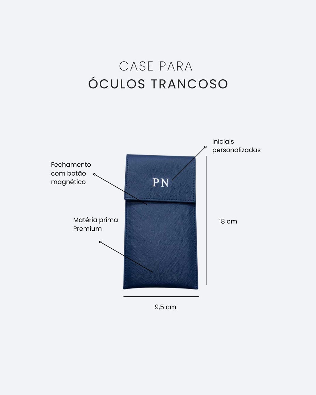 Case para Óculos Trancoso Personalizada