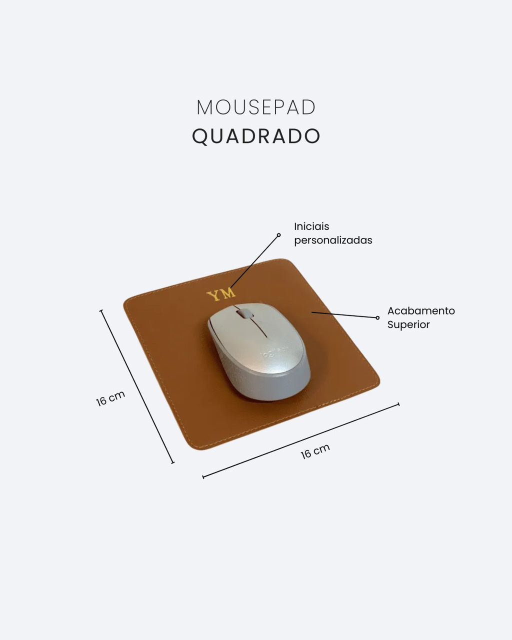 Mouse Pad Office Quadrado