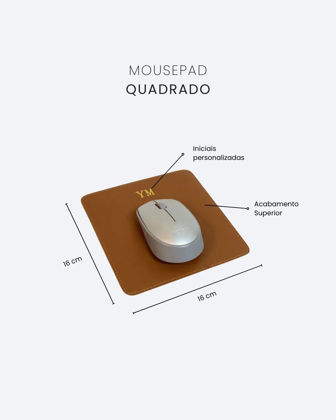 Mouse Pad Office Quadrado