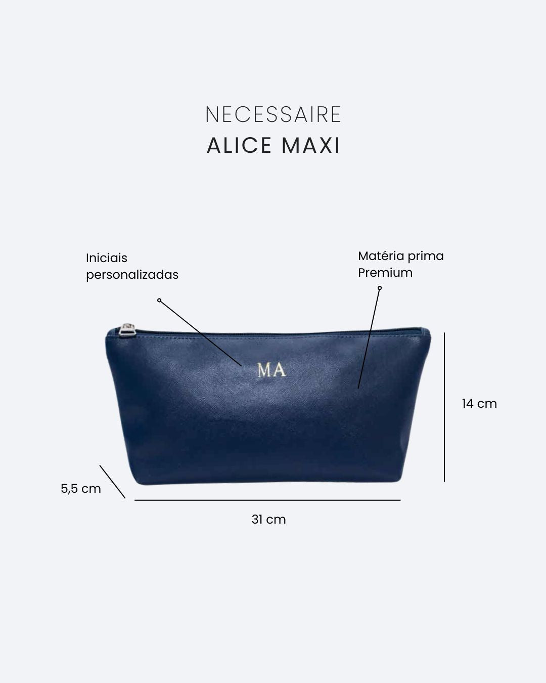 Necessaire Alice Maxi Personalizada